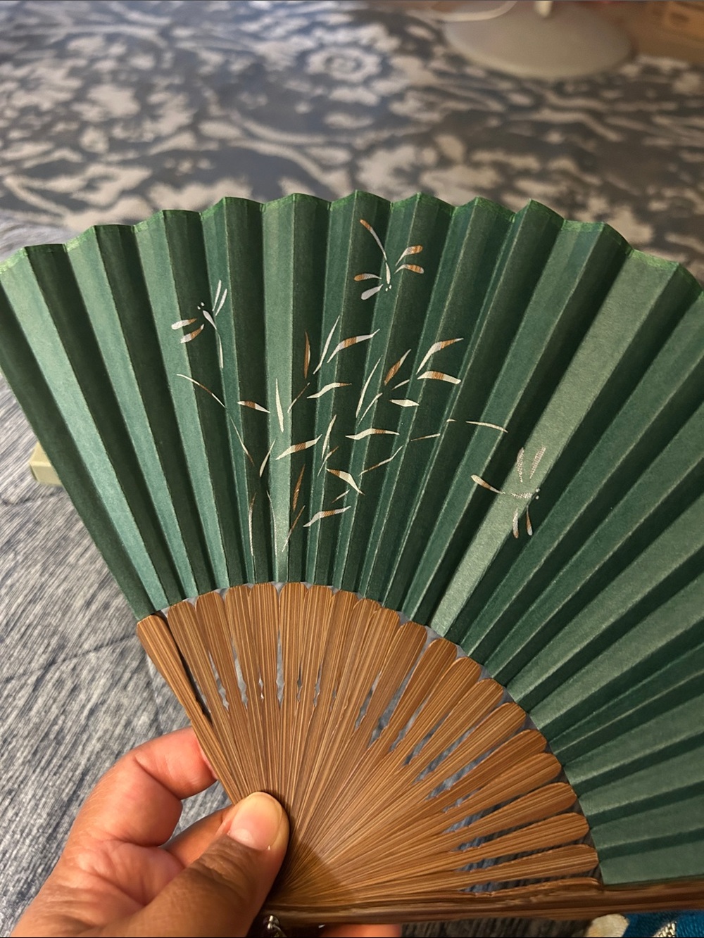 NWT Maisendo Kyoto Japan Bamboo folding hand fan 🪭 - Picture 2 of 13